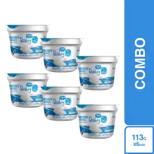 6 x Baby Gu Yogurt Natural
