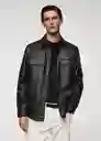 Chaqueta Rock2 Negro Talla L Hombre Mango