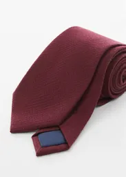Corbata Basic7 Burdeos Talla 99 Hombre Mango