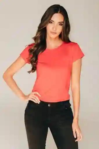 Camiseta Iris Color Rojo Medio Talla S Ragged