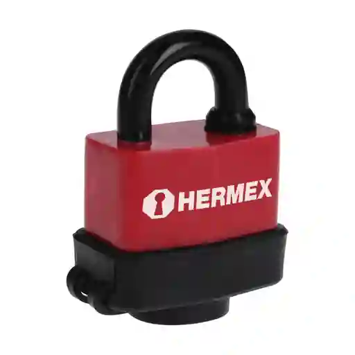 Hermex Candado Laminado Recubierto de Plástico 50 mm