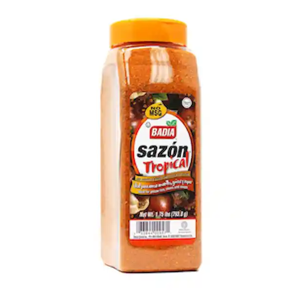 Badia Condimento Sazón Tropical con Culantro y Achiote
