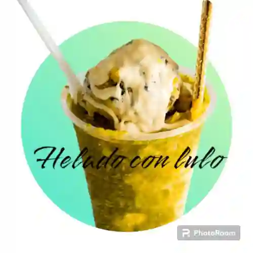 Helado con Lulo Picado
