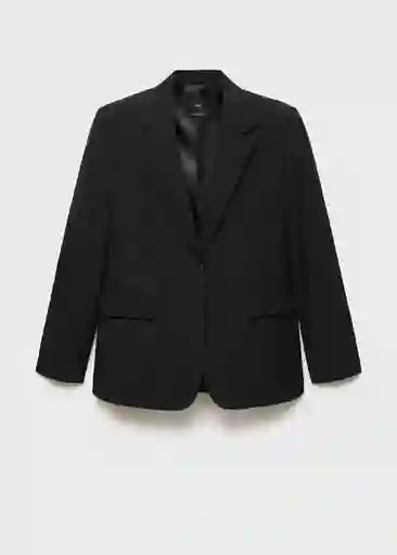 Saco Americana Bowery2 Negro Talla XS  Mujer Mango