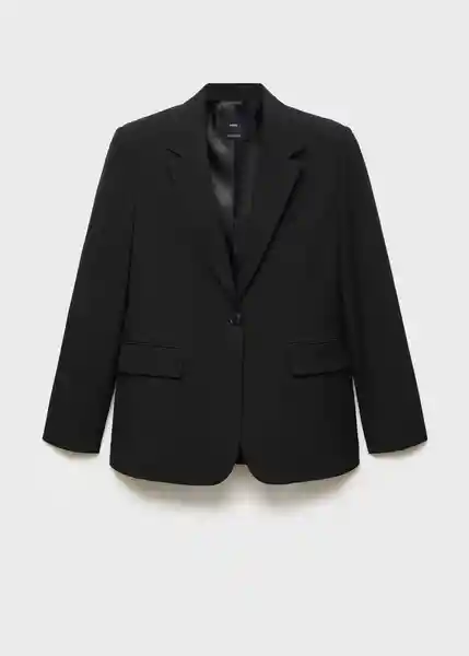 Saco Americana Bowery2 Negro Talla XS  Mujer Mango