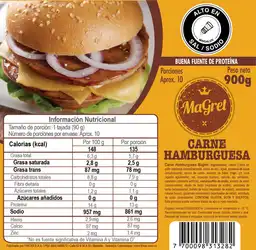 Magret Hamburguesa Cruda
