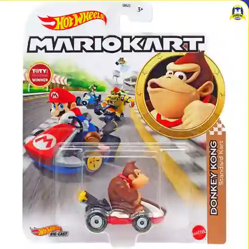 Hot Wheels Carro de Colección Mario Kart Donkey Kong