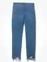 Jean 90s Azul Talla 10 Regular Mujer American Eagle