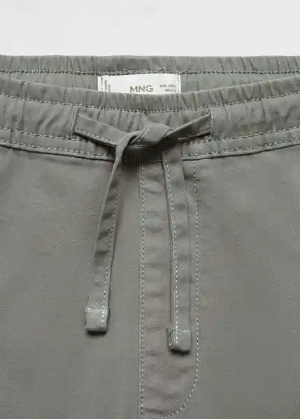 Pantalón Alvaro Niños Verde Talla 21 Mango