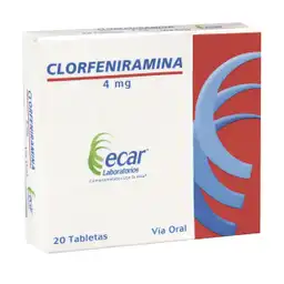 Ecar Clorfeniramina (4 mg)