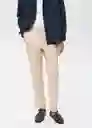 Pantalón Allen Crudo Talla 40 Hombre Mango