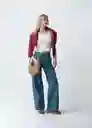 Camiseta Mujer Crudo Puro Claro Talla M 403G042 Naf Naf