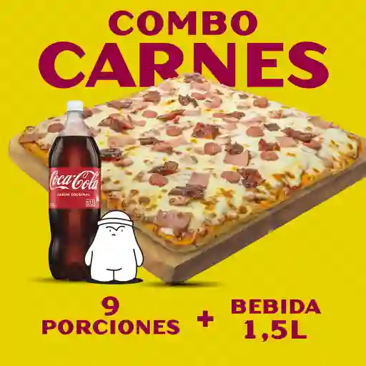 Carnes - 9 porciones + 1 bebida 1.5 lt