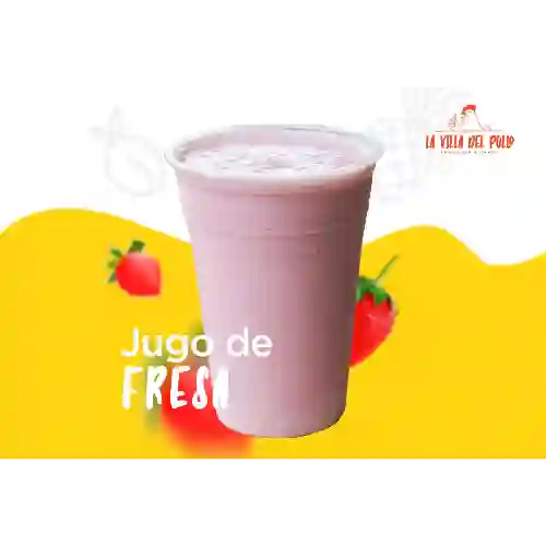 Jugo de Fresa en Leche