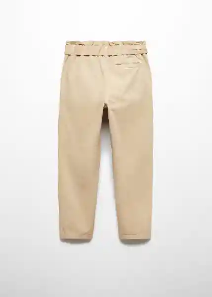 Pantalón Mandy Camel Talla 09 Niña Mango