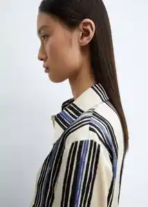 Camisa Ivanka Crudo Talla S Mujer Mango