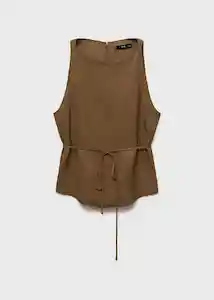 Top Moskito Verde Talla XL Mujer Mango