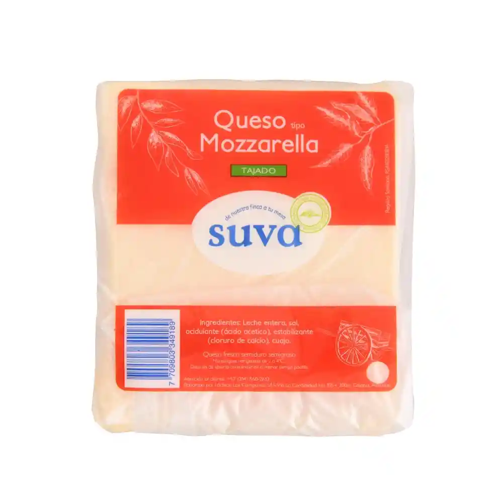 Queso Suva Tipo Mozarella