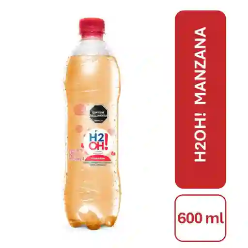 H2O Gaseosa Sabor Manzana