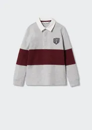 Polo Champion Gris Medio Vigore Talla 08 Niños Mango