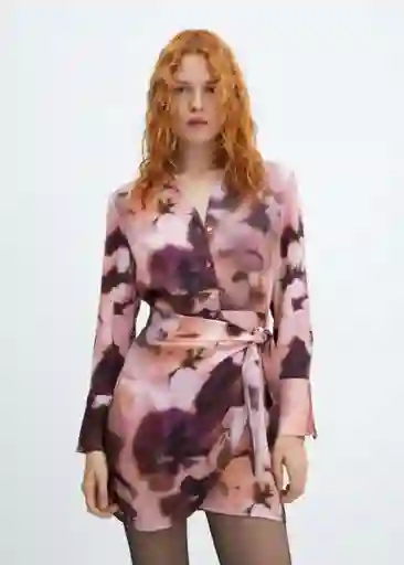 Vestido Alexia Rosa Talla M Mujer Mango