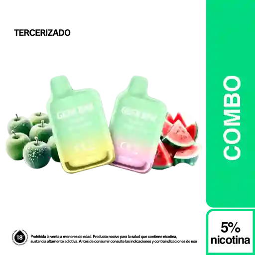 Combo Meloso Mini Sour Apple + Meloso Mini Watermelon Ice