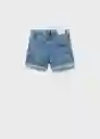 Short Chip Tejano Medio Talla 11 Niñas Mango