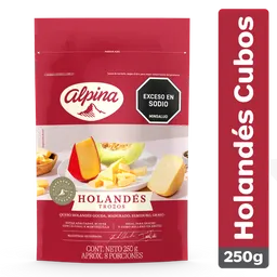 Alpina Queso Holandés Cubos 250 g
