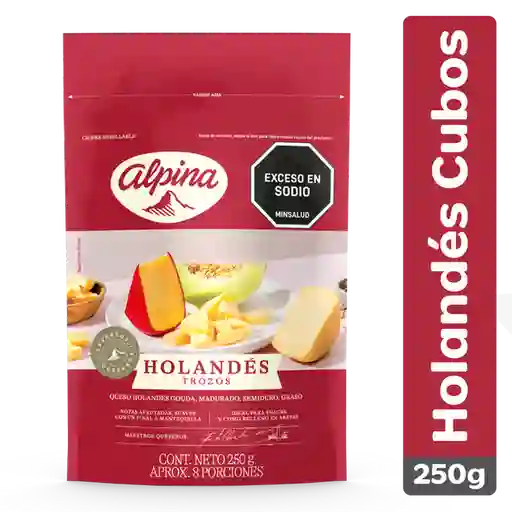 Alpina Queso Holandés Cubos 250 g