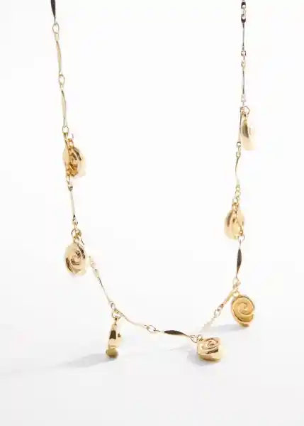 Collar Felicia Oro Talla 99 Mujer Mango