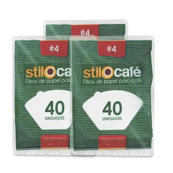 Stilocafe Filtro Cafetera N°4 40ux3pq