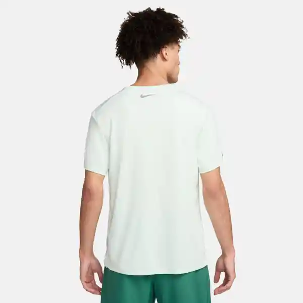 Nike Camiseta M Flash Miler Top Para Hombre Verde Talla XL