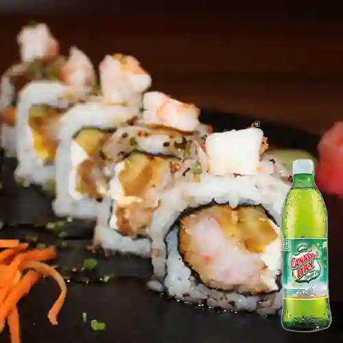 Combo Ebi Roll + Canada Dry Ginger Ale 300 ml