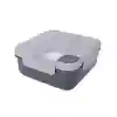 Contenedor de Alimentos 2 Compartimentos Cuchara Style Miniso