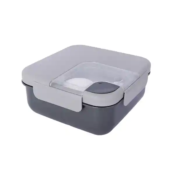 Contenedor de Alimentos 2 Compartimentos Cuchara Style Miniso