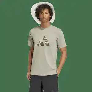 Adidas Camiseta Camo Big Logo T Hobre Gris Talla XL Ref: IW8487