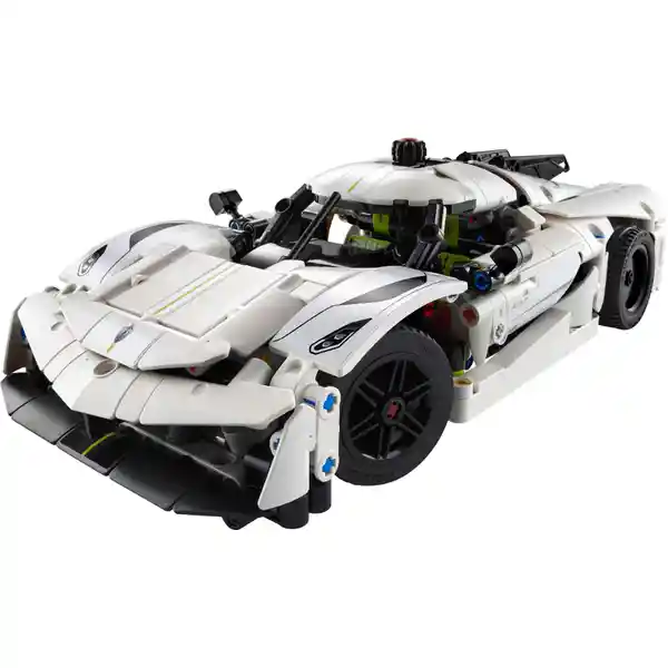 Set Construcción Hipercoche Koenigsegg Jesko Absolut Blanco Lego