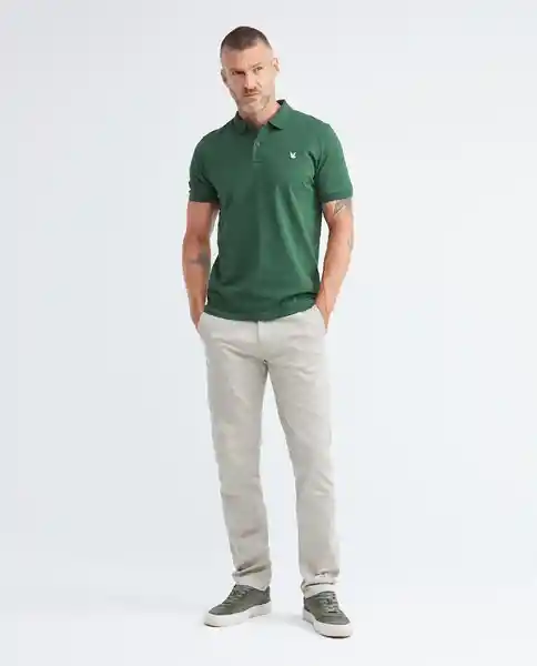 Camiseta Polo Verde Denso Ultraoscuro Talla XS Chevignon