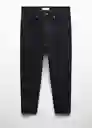 Pantalón Jean Sam Tejano Negro Talla 40 Hombre Mango