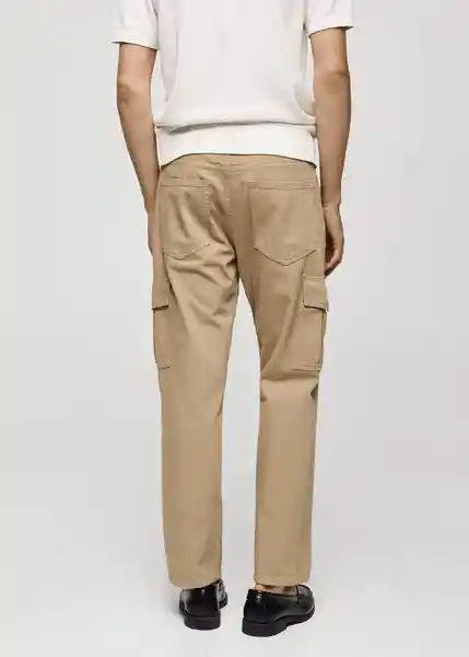 Jean Buzz Khaki Talla 46 Hombre Mango