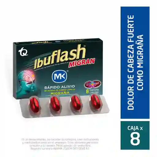 Ibuflash Migran (400 mg/250 mg/65 mg)