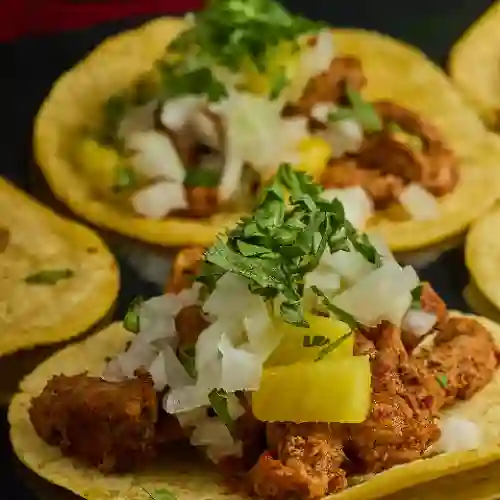 Tacos de Carne Al Pastor X3