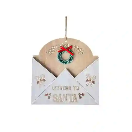 Adorno Colgante Sobre Santa Blanco 2022200017 Finlandek