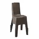 Silla Eterna S_Brazos Color Wengue Rimax