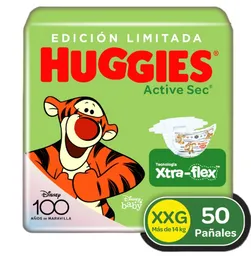 Huggies Pañales Infantiles Active Sec Talla XXG 