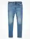 Jean Skinny Morado Talla 32 X 30 Hombre American Eagle