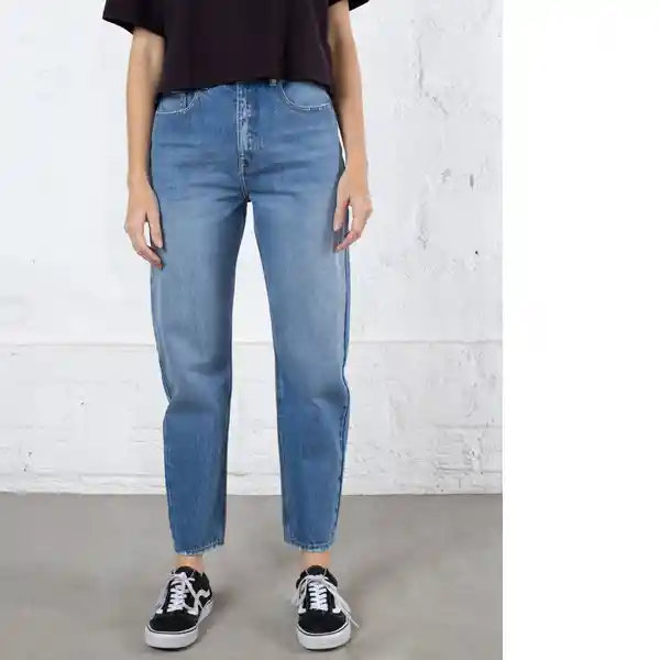 Jean Mujer Azul Índigo Medio Talla 4 492E015 Naf Naf