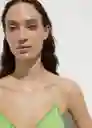 Top Rachy Verde Talla S Mujer Mango