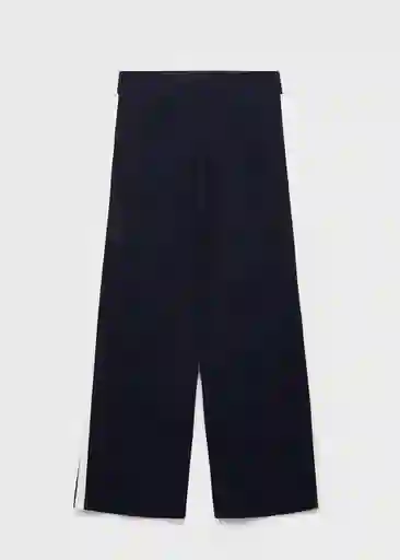 Pantalón Roma Marino Talla S Mujer Mango