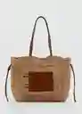 Bolso G Sifnos Cuero Talla 99 Mujer Mango